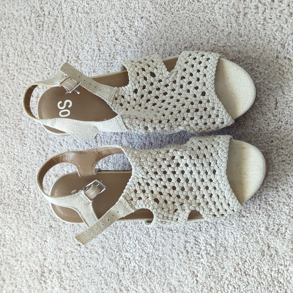 SO Wedge Cork Heels